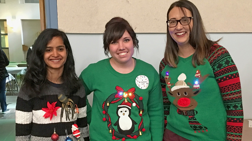 Holiday Potluck and Ugly Sweater Contest 2016