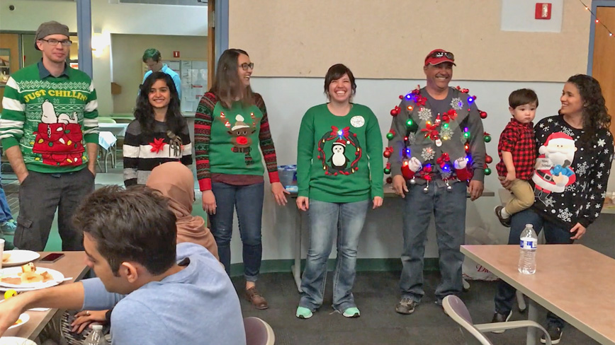 Holiday Potluck and Ugly Sweater Contest 2016